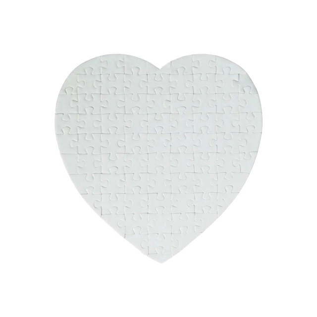 Jigsaw Puzzles - Cardboard - PEARL FINISH - Heart Shape