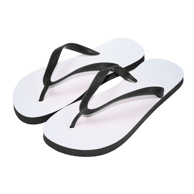 Children Flip Flops with Black Straps - Large